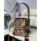 Dior D-BUBBLE BUCKET BAG Dior Paisley Embroidery Orange 022 High