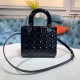 MEDIUM LADY Dior BAG Patent Cannage Calfskin High