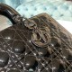 LARGE LADY Dior BAG Patent Cannage Calfskin Black High