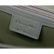 LARGE Dior CARO BAG Quilted Macrocannage Gold Metal Calfskin Green High