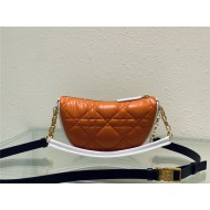 SMALL Dior VIBE Hobo Bag Calfskin Orange High