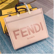 MEDIUM Fendi SUNSHINE Leather Shopper Pink High