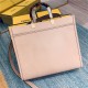 MEDIUM Fendi SUNSHINE Leather Shopper Pink High