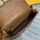 BAGUETTE leather bag Brown High