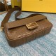 BAGUETTE leather bag Brown High