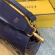 BAGUETTE leather bag Navy High