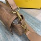 BAGUETTE leather bag Nude High