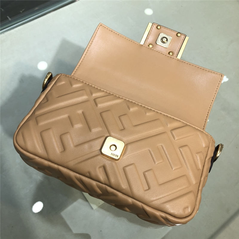 MINI BAGUETTE leather bag Nude High