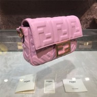 MINI BAGUETTE leather bag Pink High