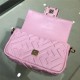 MINI BAGUETTE leather bag Pink High