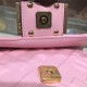 MINI BAGUETTE leather bag Pink High