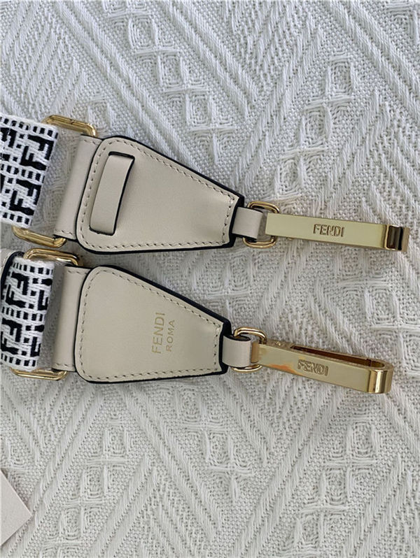 Fendi STRAP YOU ribbon shoulder strap White High