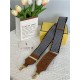 Fendi STRAP YOU check ribbon shoulder strap Brown High