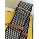 Fendi STRAP YOU check ribbon shoulder strap Brown High