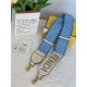 Fendi STRAP YOU check ribbon shoulder strap Blue High