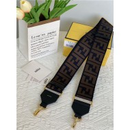 Fendi STRAP YOU ribbon shoulder strap Black High