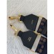 Fendi STRAP YOU ribbon shoulder strap Black High