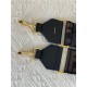 Fendi STRAP YOU ribbon shoulder strap Black High