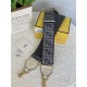 Fendi STRAP YOU ribbon shoulder strap Grey High