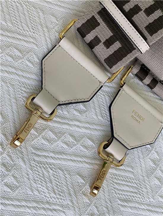 Fendi STRAP YOU ribbon shoulder strap Beige High