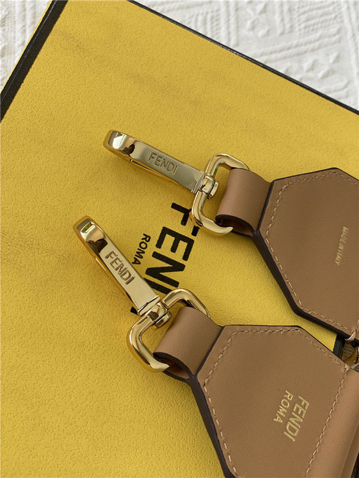 Fendi STRAP YOU ribbon shoulder strap Camel High