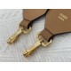 Fendi STRAP YOU ribbon shoulder strap Camel High