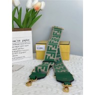 Fendi STRAP YOU ribbon shoulder strap Green High