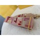 Fendi STRAP YOU multicolor ribbon shoulder strap Pink High