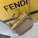 Nano Fendi First Charm Leather Pink High