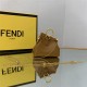 Nano Fendi First Charm Leather Caramel High