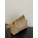 Fendi First Medium Leather Bag Beige High