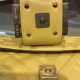 LARGE BAGUETTE leather bag Yellow High