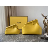 Fendi First Small Leather Bag Yellow High