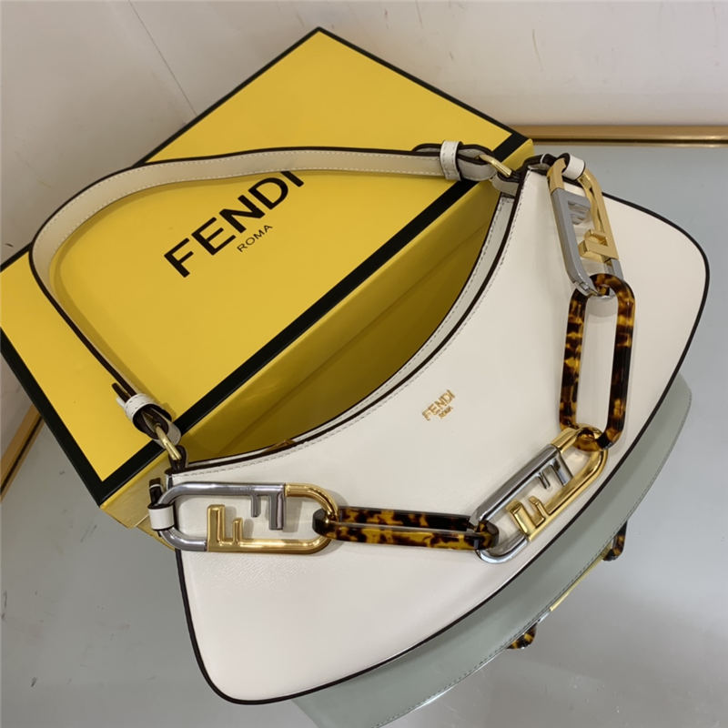 Fendi O’Lock Swing leather pouch High