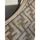 Fendi O’Lock Swing tapestry fabric pouch High