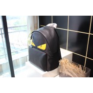 BAG BUGS BACKPACK Nylon and Leather Black-Yellow High