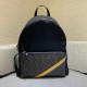 FF BACKPACK in Nylon Black Yellow High