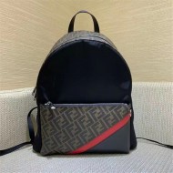 FF BACKPACK in Nylon Black Red High