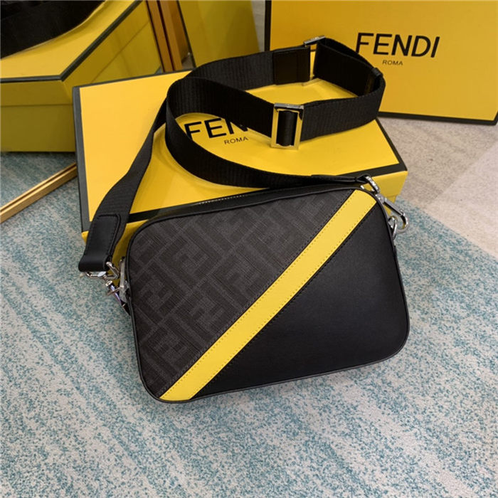 FF CAMERA CASE BAG pvc and leather Yellow High