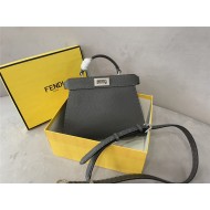 PEEKABOO ISEEU SMALL Cuoio Romano leather bag Grey High