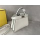 PEEKABOO ISEEU SMALL Cuoio Romano leather bag White High