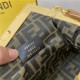 Fendi FIRST SMALL sheepskin bag Brown High