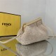 Fendi FIRST SMALL sheepskin bag Pink High