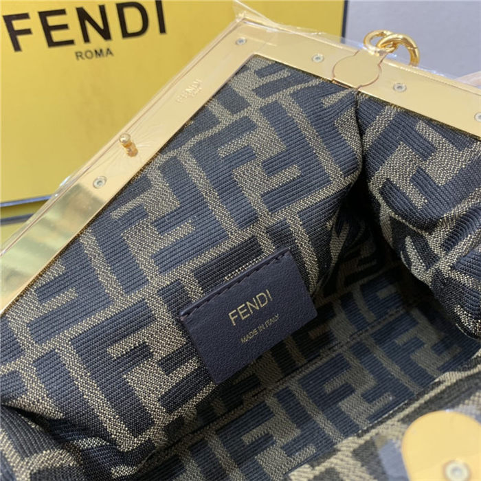 Fendi FIRST SMALL sheepskin bag Pink High