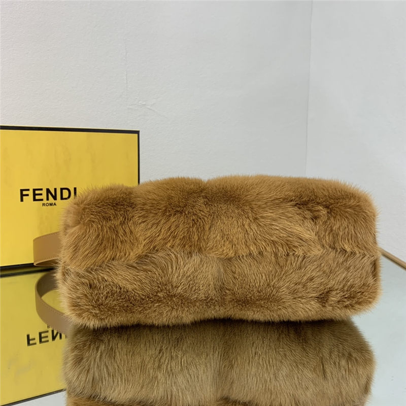 Fendi FIRST MEDIUM mink bag Brown High