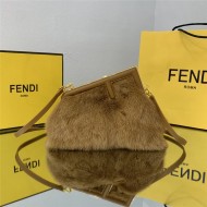 Fendi FIRST SMALL mink bag Brown High