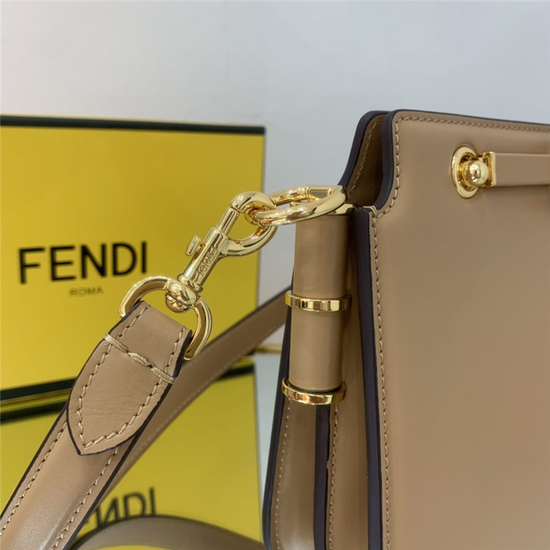 Fendi TOUCH leather bag Beige High