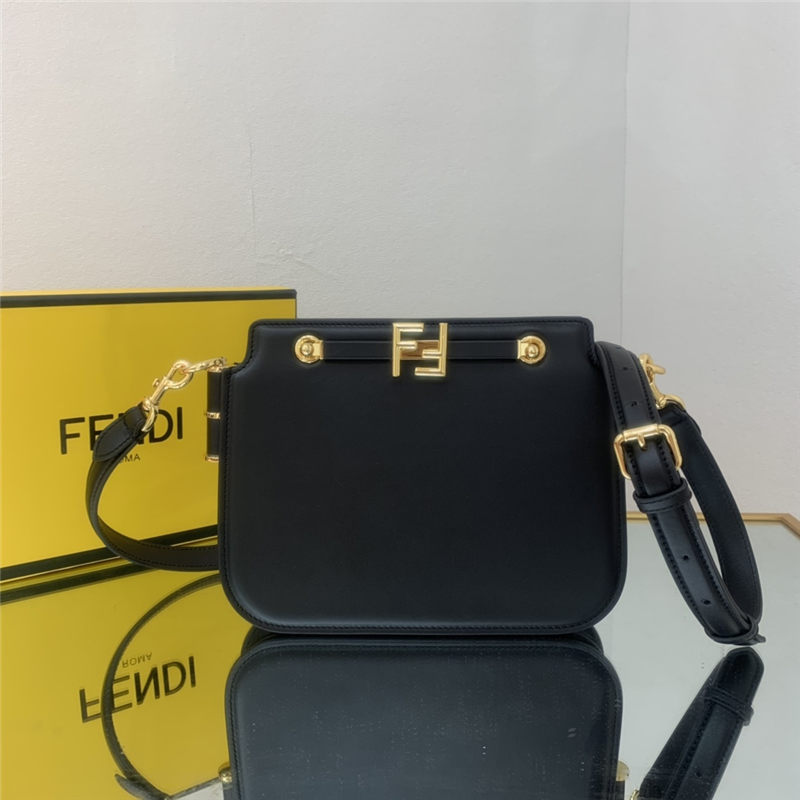 Fendi TOUCH leather bag Black High