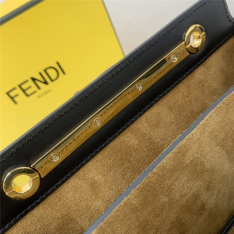 Fendi TOUCH leather bag Black High