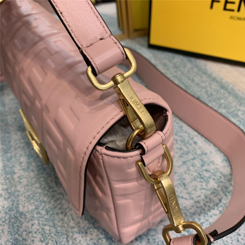 BAGUETTE nappa leather bag Pink High